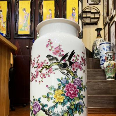 Cặp bình họa tiết Xuân Sắc Mãn Viên